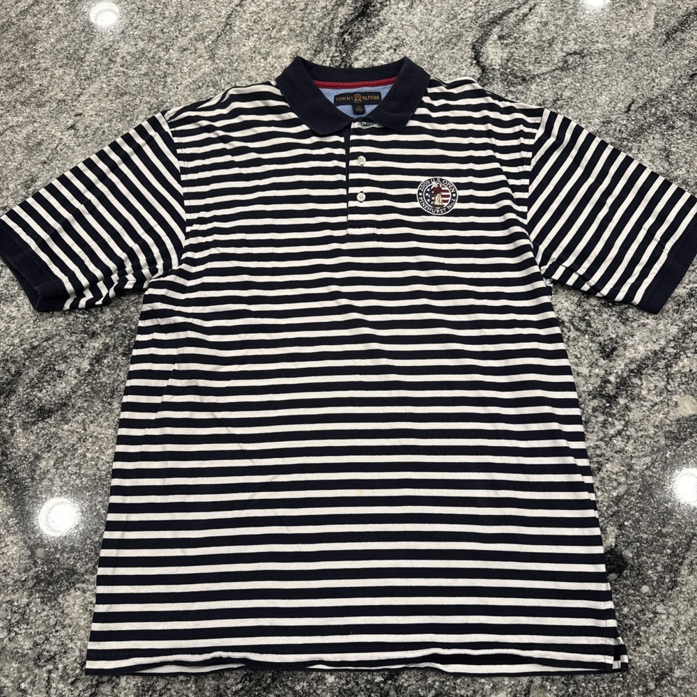 Men's Tommy Hilfiger Golf 2005 Us Open Pinehurst Short‎ Sleeve Polo Size Large